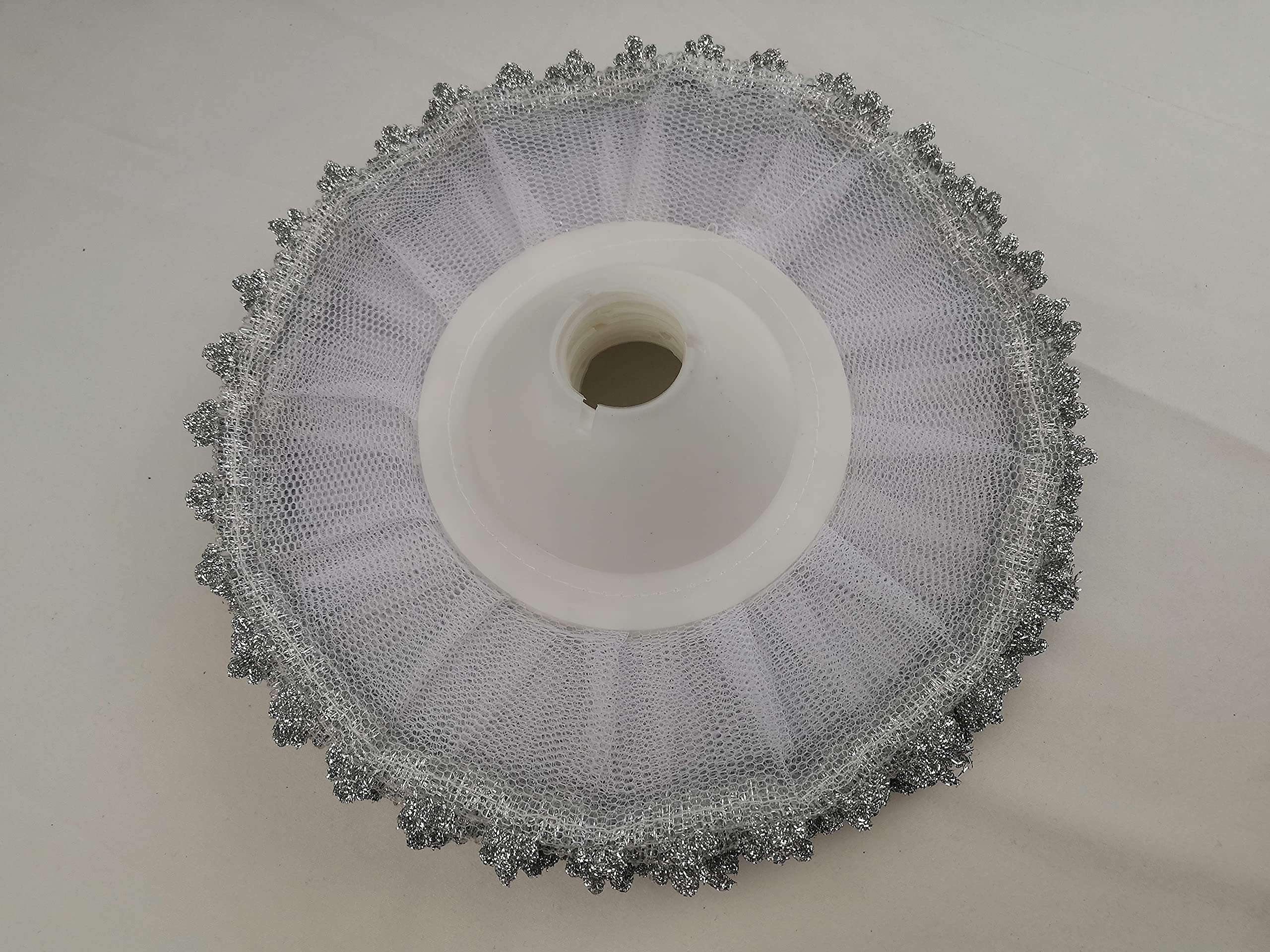 VILLCASE Brautstrauß-Halter Aus Schaumstoff – Mit Spitzenkragen, 23x23x22 Cm Für DIY-Hochzeitsblumen