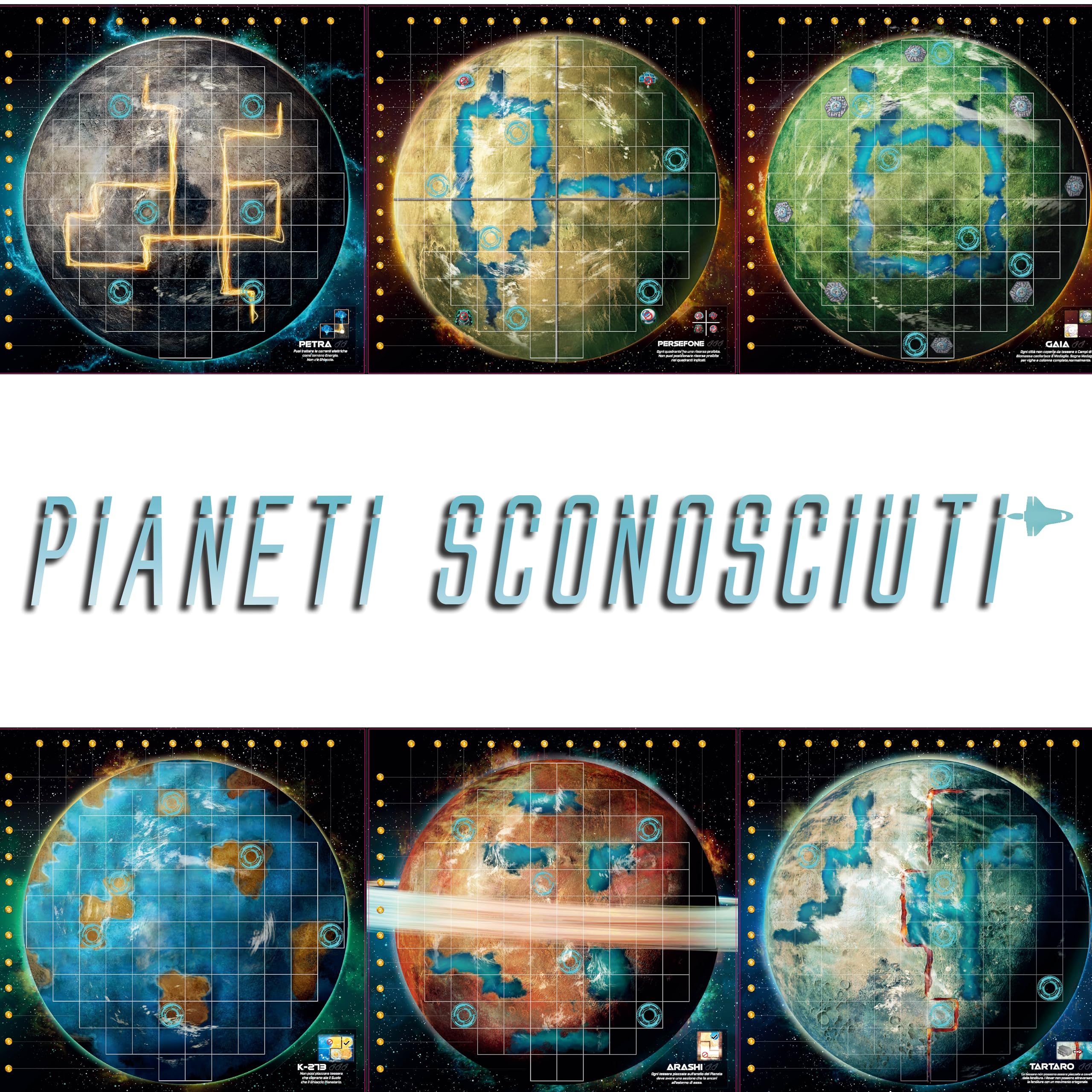 Pendragon - Pianeti Sconosciuti - Edizione italiana - Giocoda tavolo, Età 10+, 1-6 Giocatori