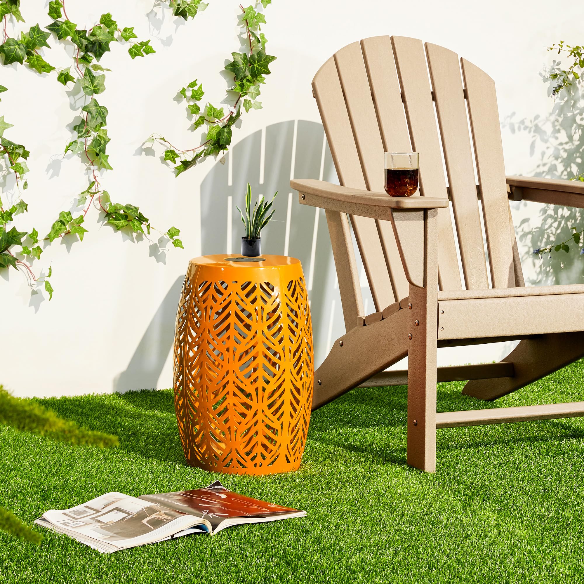 Solar Led Stools Solar Paneled Lawn Chairs