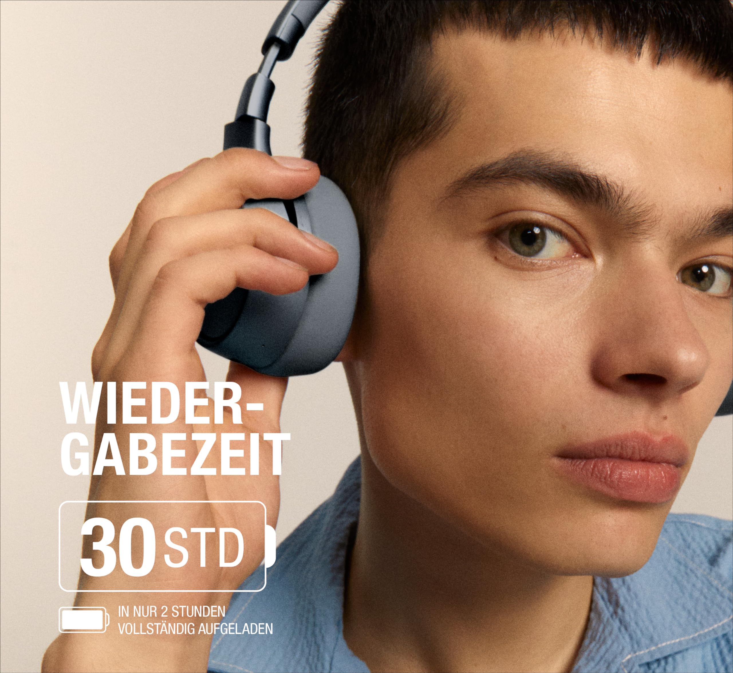 Fresh 'n Rebel Code Fuse, słuchawki nauszne Bluetooth, bezprzewodowe, 30 godzin odtwarzania, z mikrofonem i asystentem głosowym, regulacją głośności i przyciskami odtwarzania/pauzy, składane (Dive