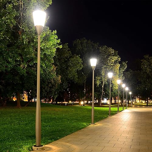 Miniatura 4 de Satco S39393 Hi-Pro - 8.81 pulgadas 45W LED HID Mogul lámpara de repuesto de base extendida, temperatura de color 5000, color final blanco