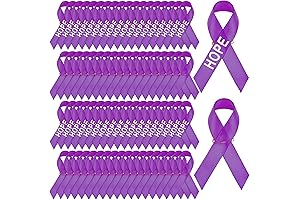 100 pcs Domestic Violence Awareness Ribbon Pins