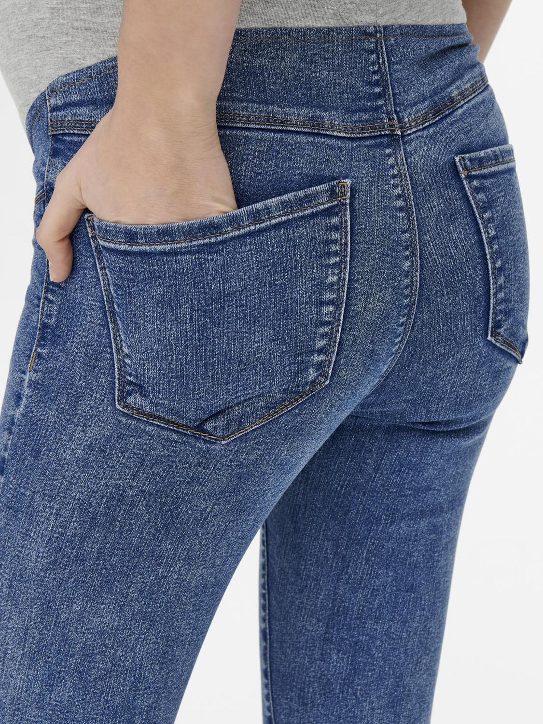 Only Olmrain Life Reg Skinny Jegging MBD Dnm - Jeans Mujer