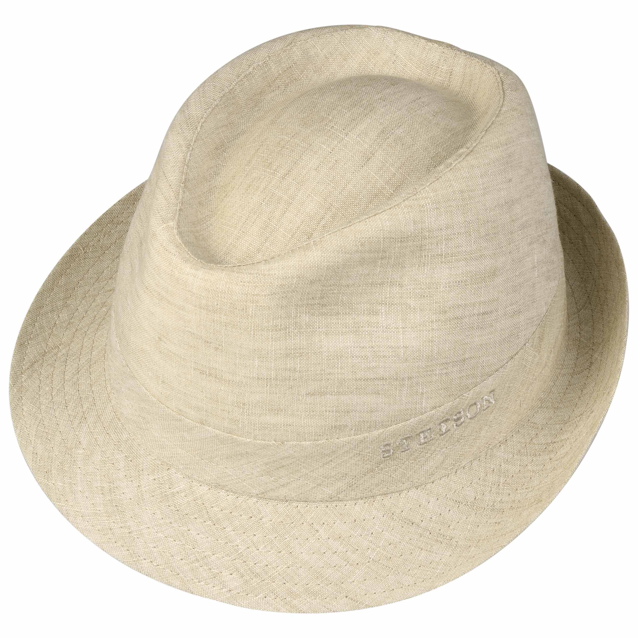 Stetson Geneva Trilby Hut Made in Italy Damen Herren Frühling Sommer