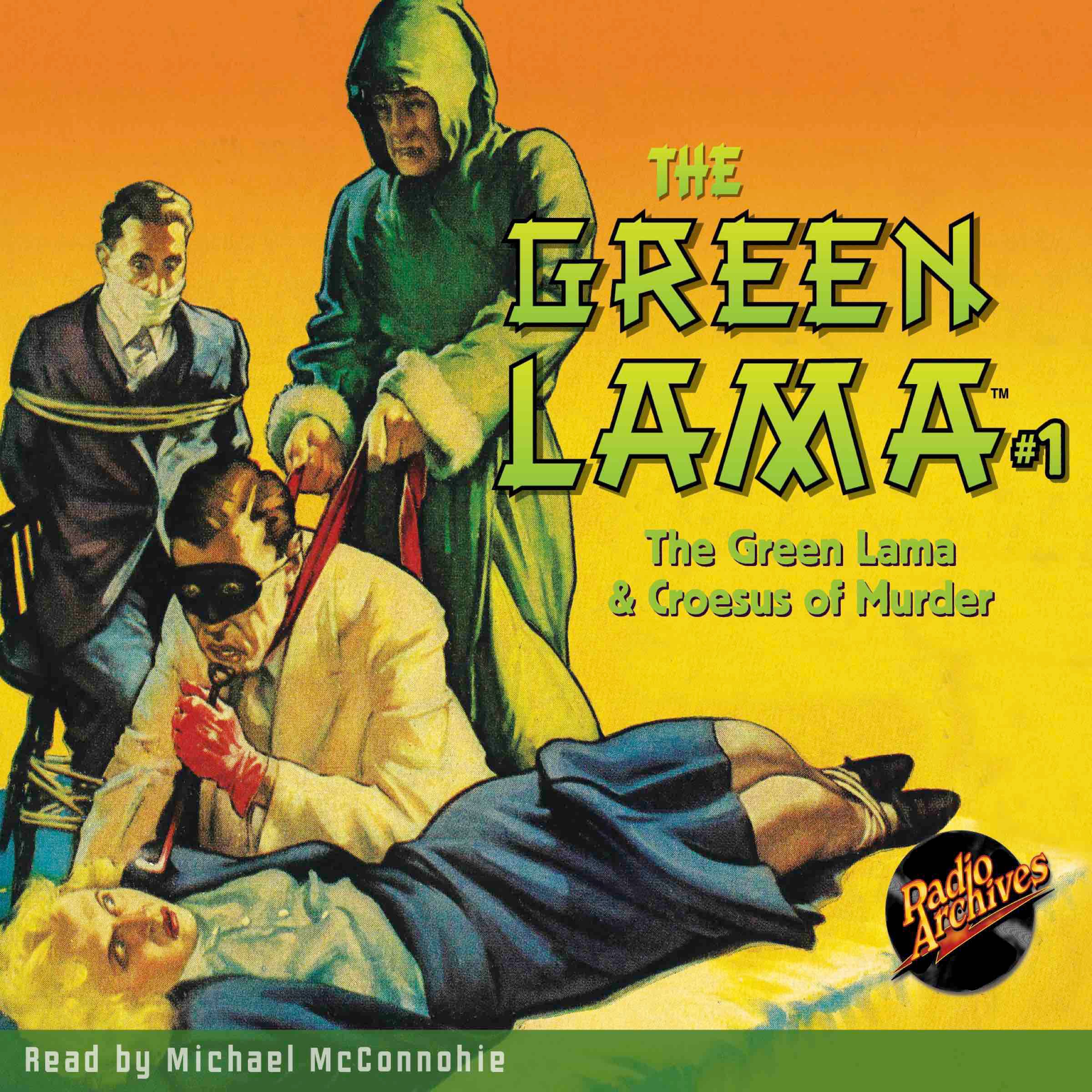 Cover art for The Green Lama #1: The Green Lama &amp; Croesus of Murder