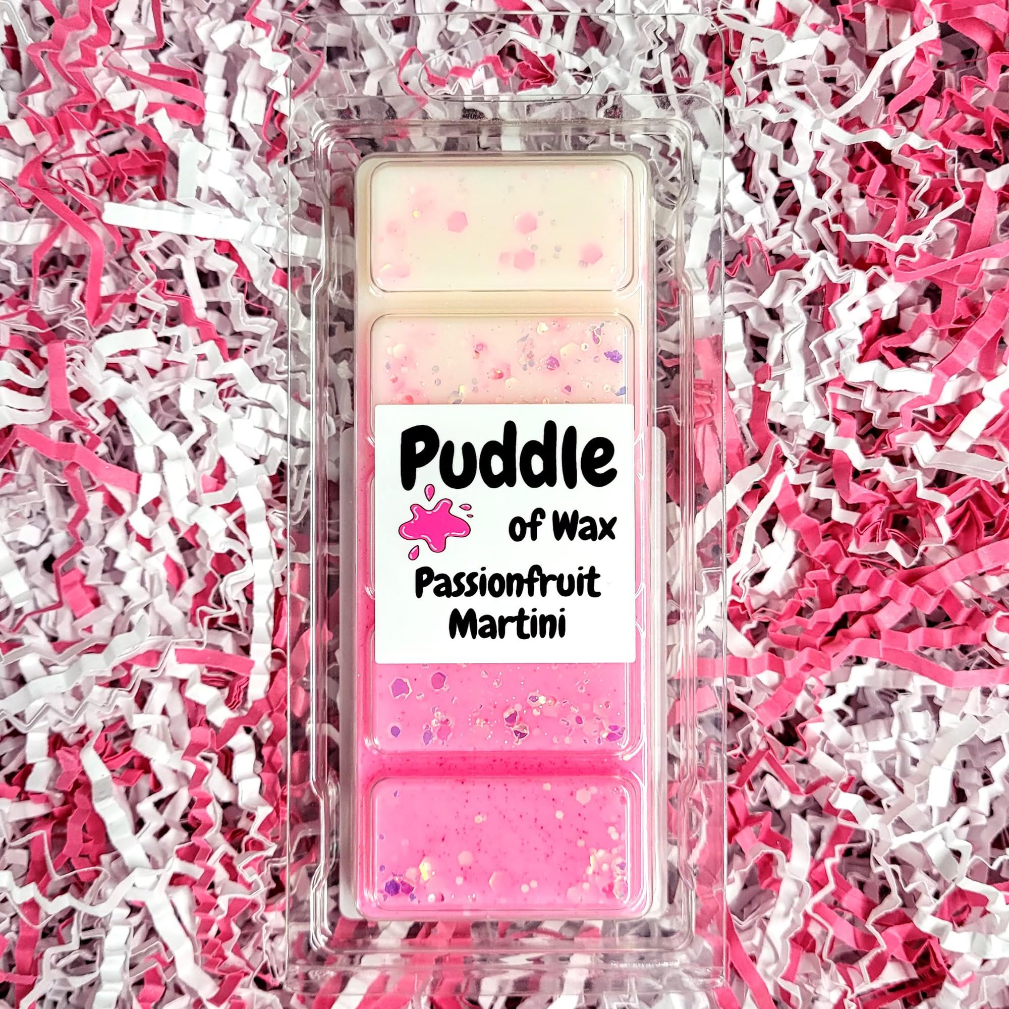 Puddle of Wax - Passionfruit Martini Soy Wax Melt Snap Bar - 50g - Cocktail Scent - Vegan Friendly - Made in the UK