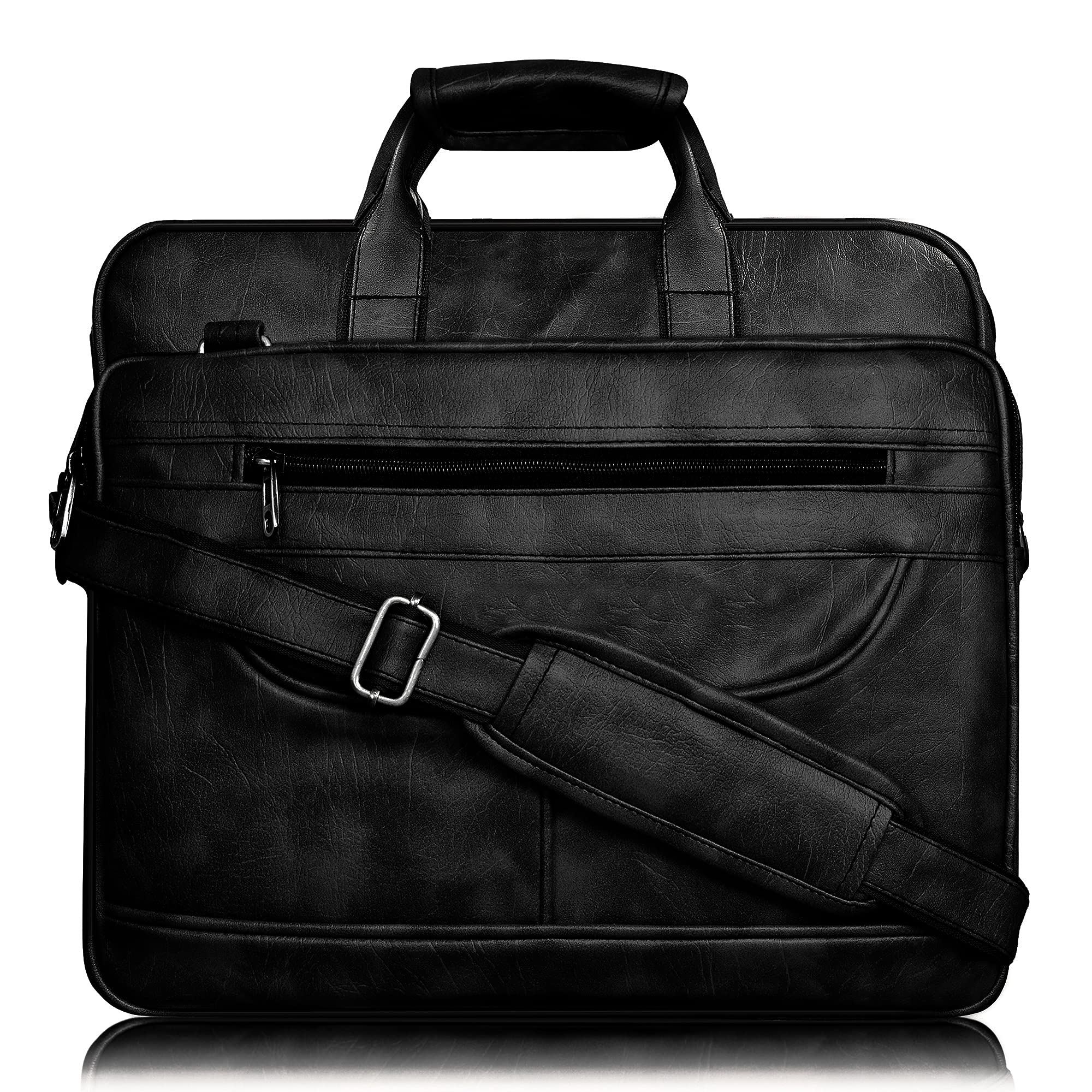 Laptop Messenger Bag for Men- 16 Inch Padded Compartment Laptop Sleeve Cover with Shoulder Strap & Handles for Women, Durable & Stylish Business Briefcase for Office, Work-image-34