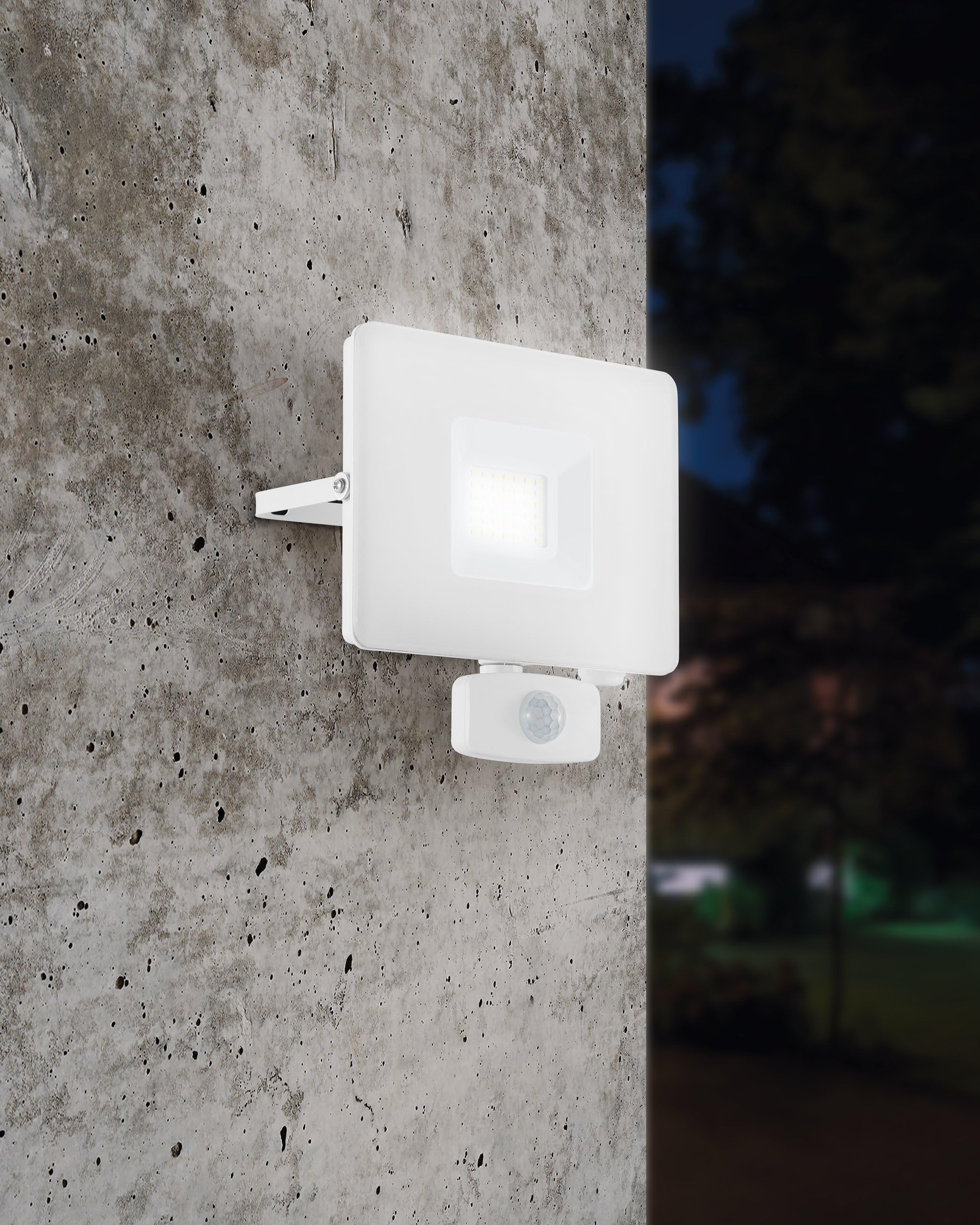 Eglo LED projecteur extérieur Faedo 3, applique murale 1 flamme en
