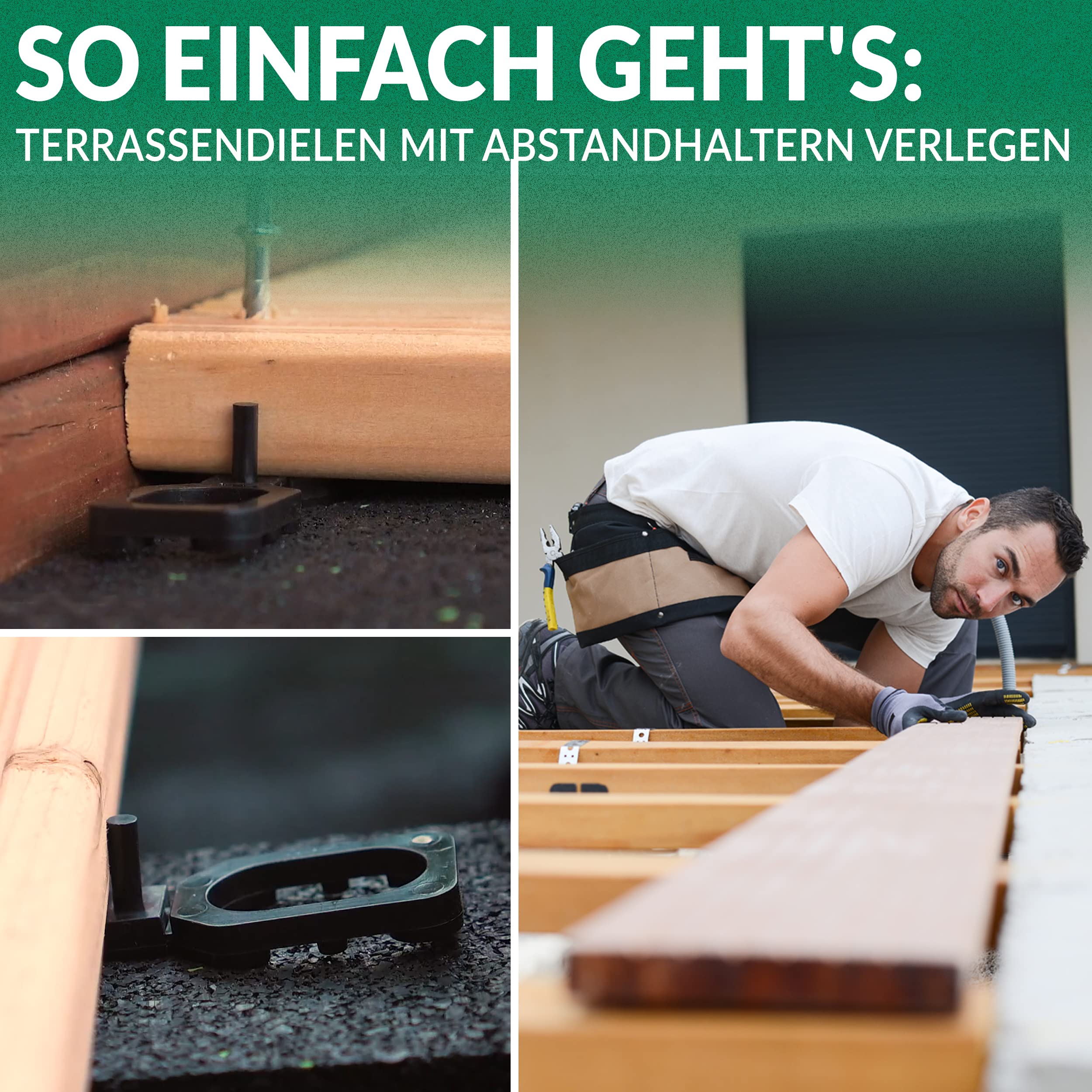 Abstandhalter in 4 mm und 7 mm in verschiedenen Mengen (1000 Stück 4 mm)