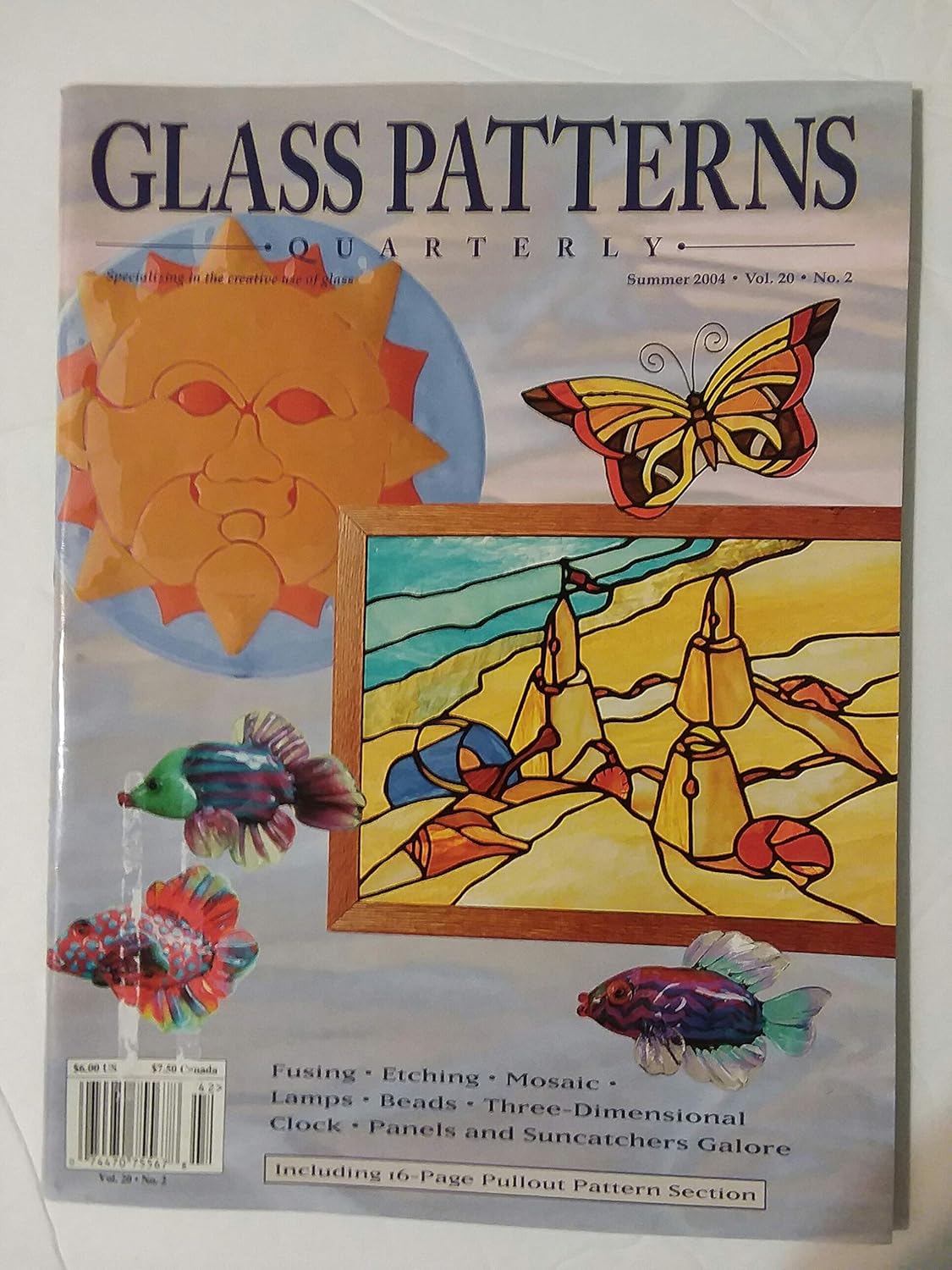 Glass Patterns Quarterly Summer 2004 Volume 20 Number 2 Including 16