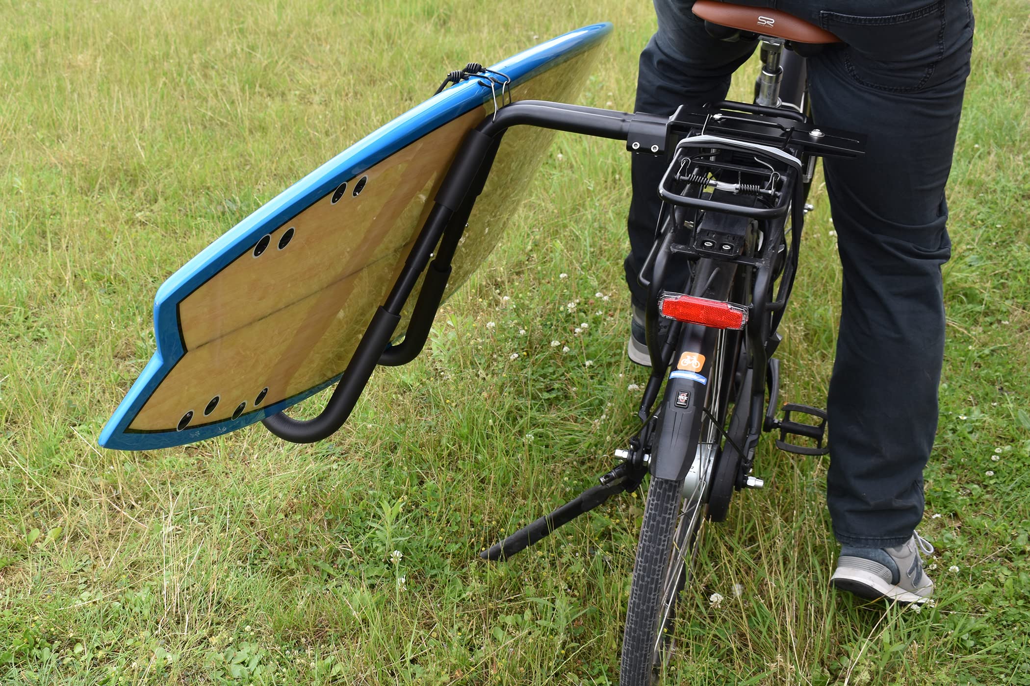 Porte-Surf pour Porte-Bagage 2 Roues (vélo ou Scooter)