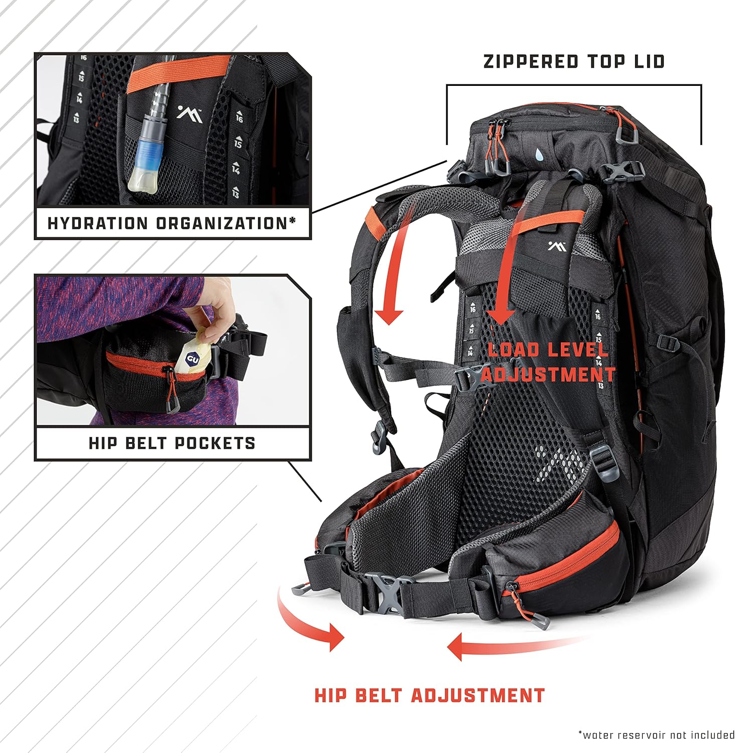 AMPEX 50L Hiking Backpack Lightweight Travel Bag Jamaica Ubuy