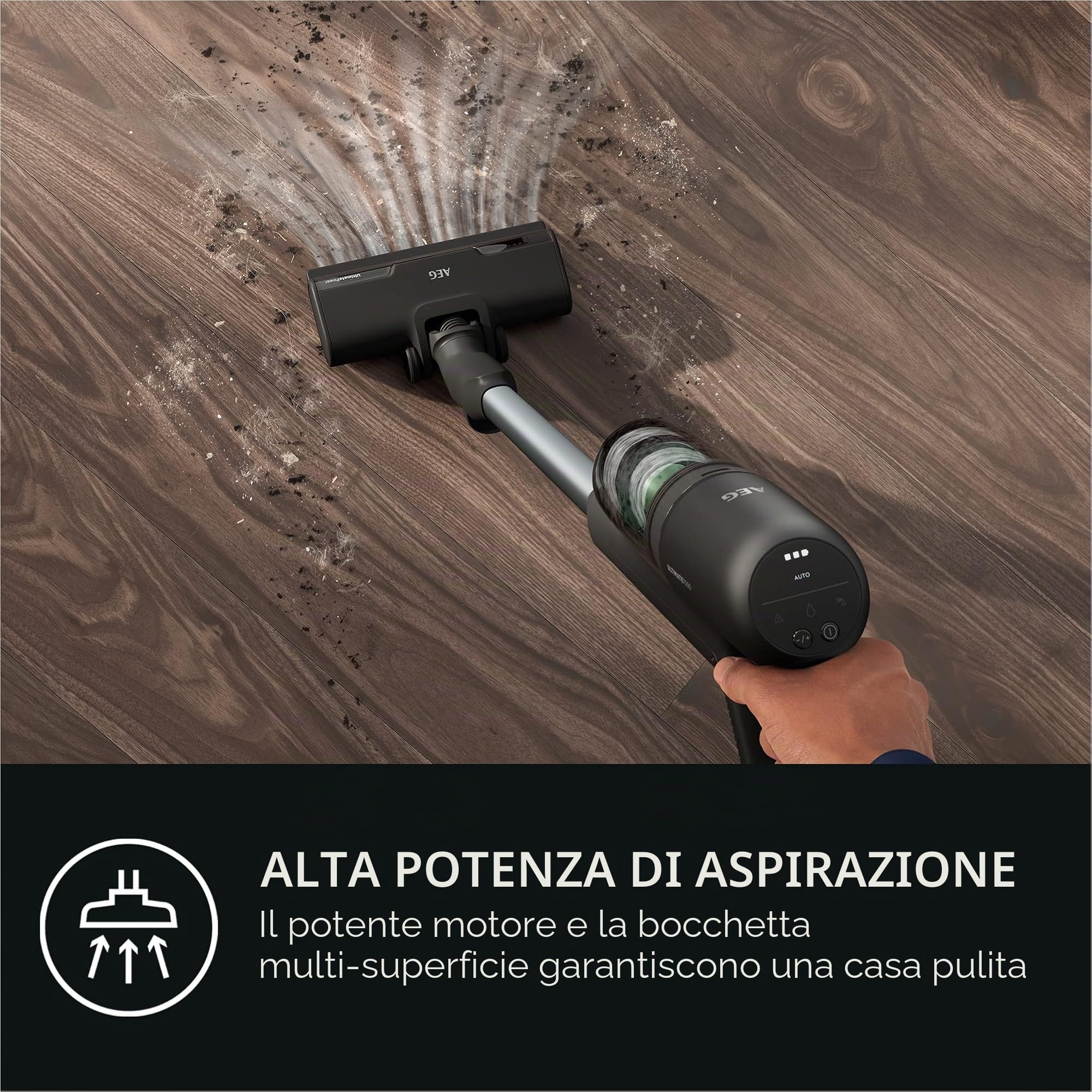 AEG ap71ub14am 900 402 184, Aspirapolvere Senza Fili e Portatile, Grigio granito