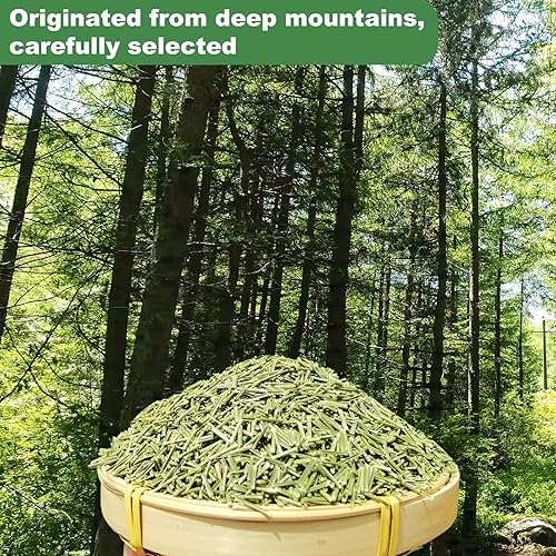 Miniatura 5 de KASVAN Té de aguja de pino orgánico (8.8 onzas)  Té de aguja de pino blanco en vitamina C y A, fácil de usar, adecuado para relajación, inmunidad