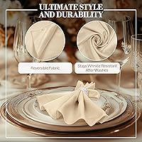 Vista 103 de Ultimate Textile -1 docena - Reversible Shantung Satin - Majestic - Servilletas de tela Majestic de 17 x 17 pulgadas color azul pizarra