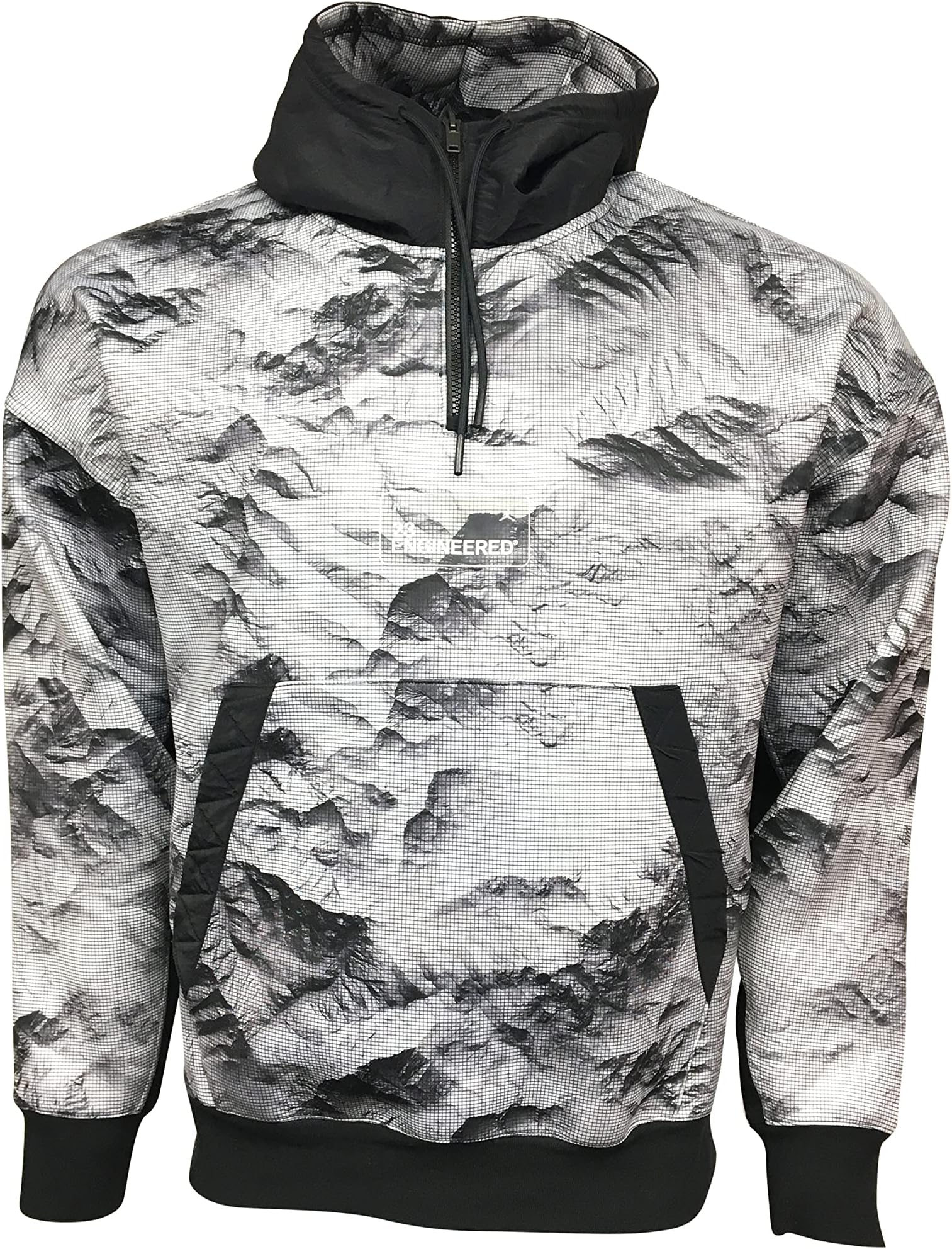 Men's Hoodie, Hooded Sweatshirt Polyester/Cotton CU9148-100 Gray (Large)
