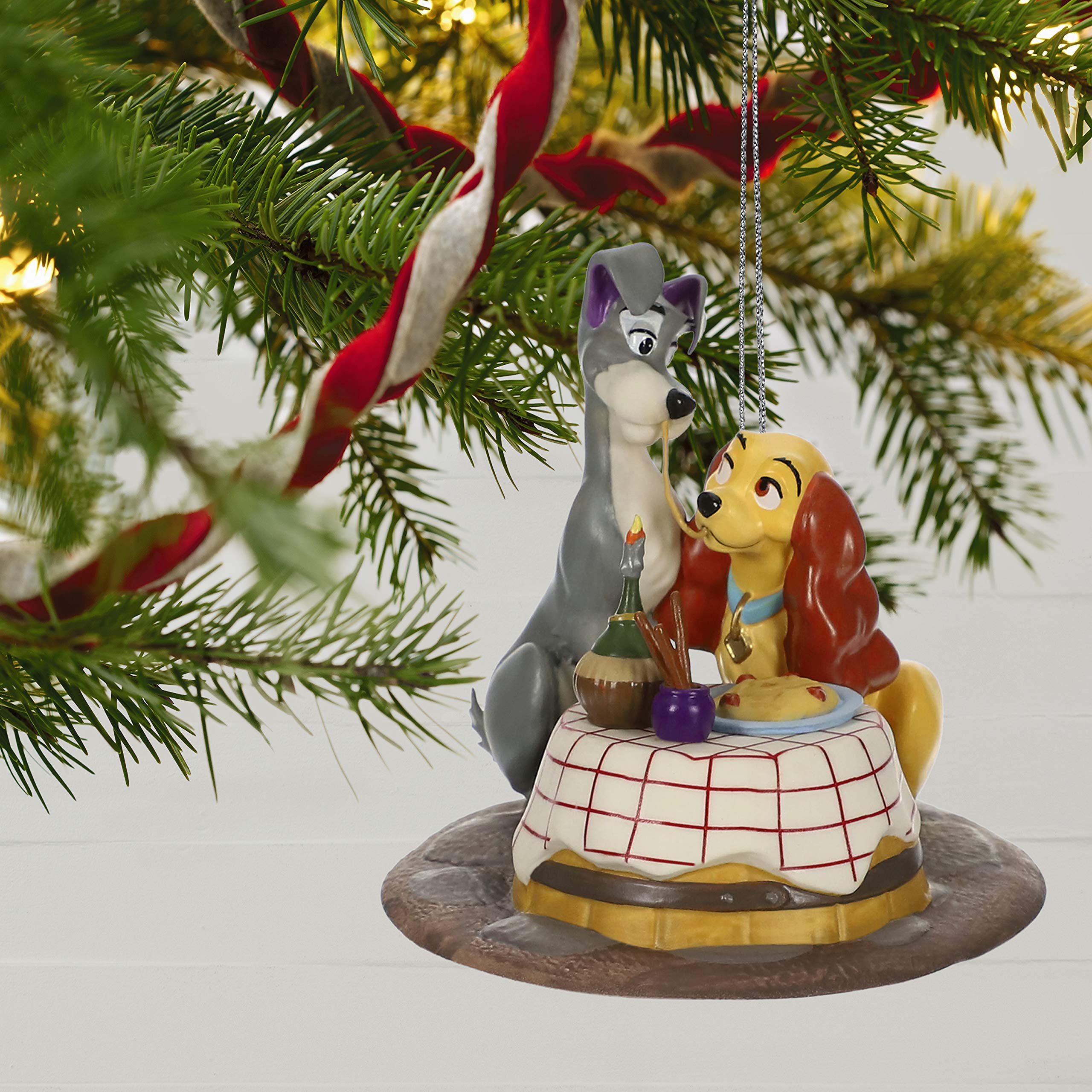 ディズニー レディ&トランプ クリスマス オーナメント フィギュア わんわん物語 ディズニー レディ\u0026トランプ クリスマス オーナメント フィギュア