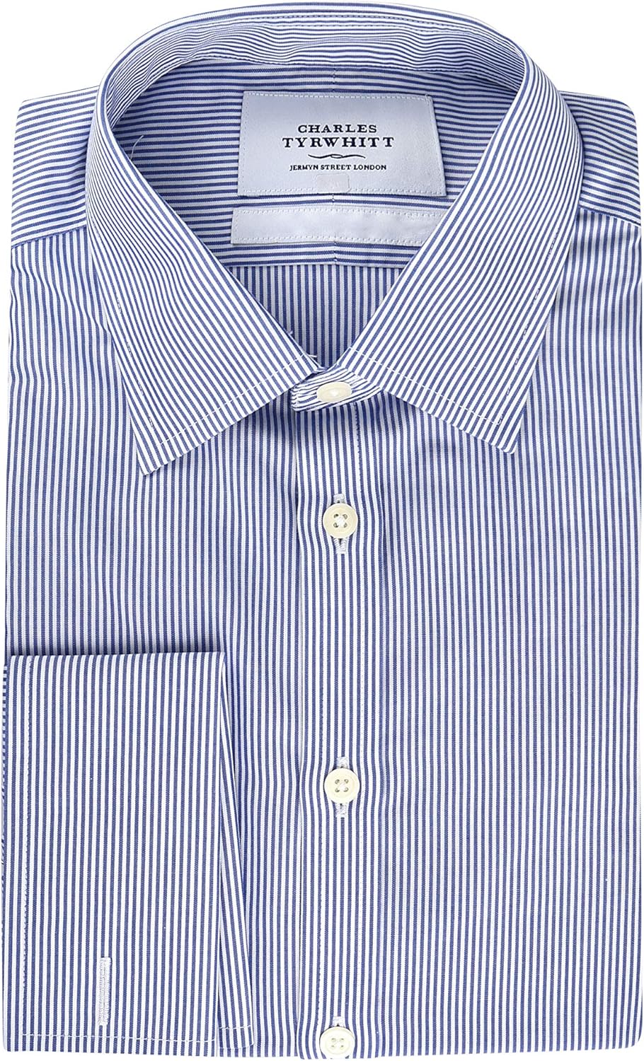 skinny fit double cuff shirt