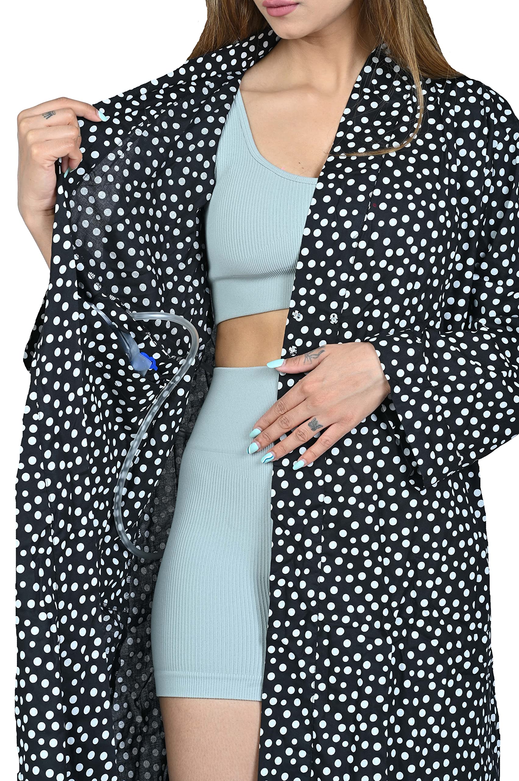 SEAL EASEWomen Adaptive Mastectomy & Hospital Wear for Breast Cancer Patients with Internal Pockets for Drainage (SE1013)