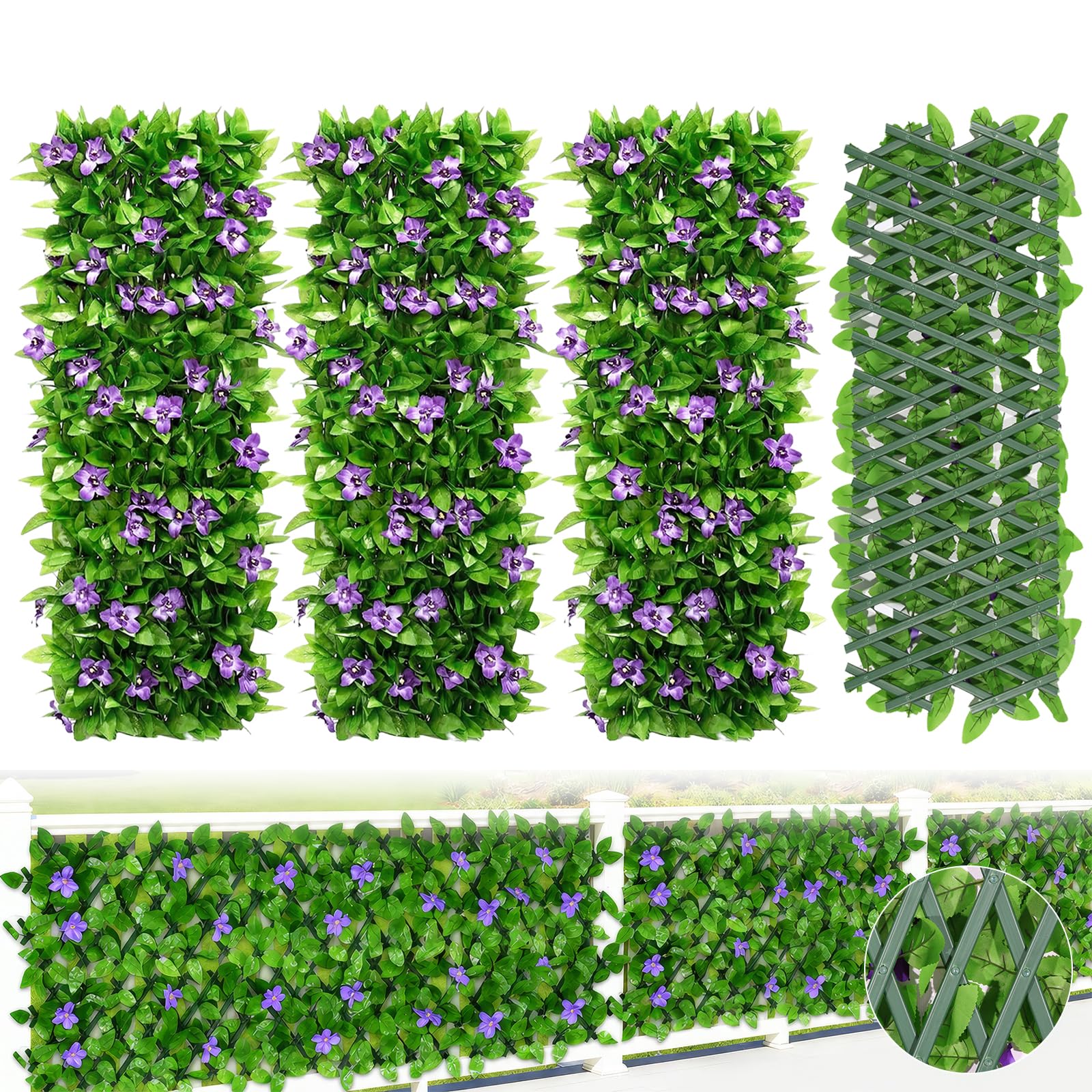 4PCS Expanding Garden Trellis Panels