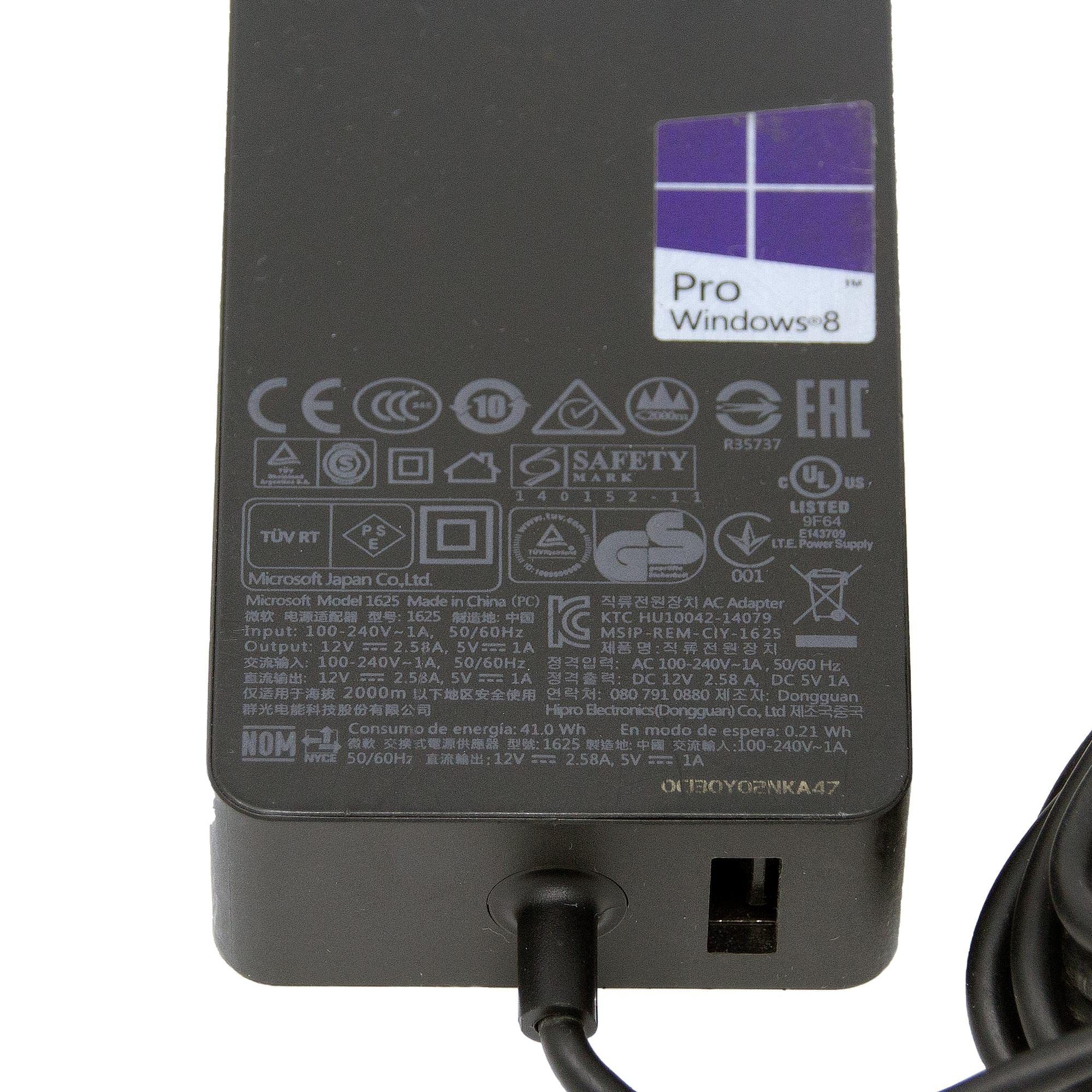 Caricabatterie Adattatore CA Originale Microsoft 1625 Surface Pro - Foto 13