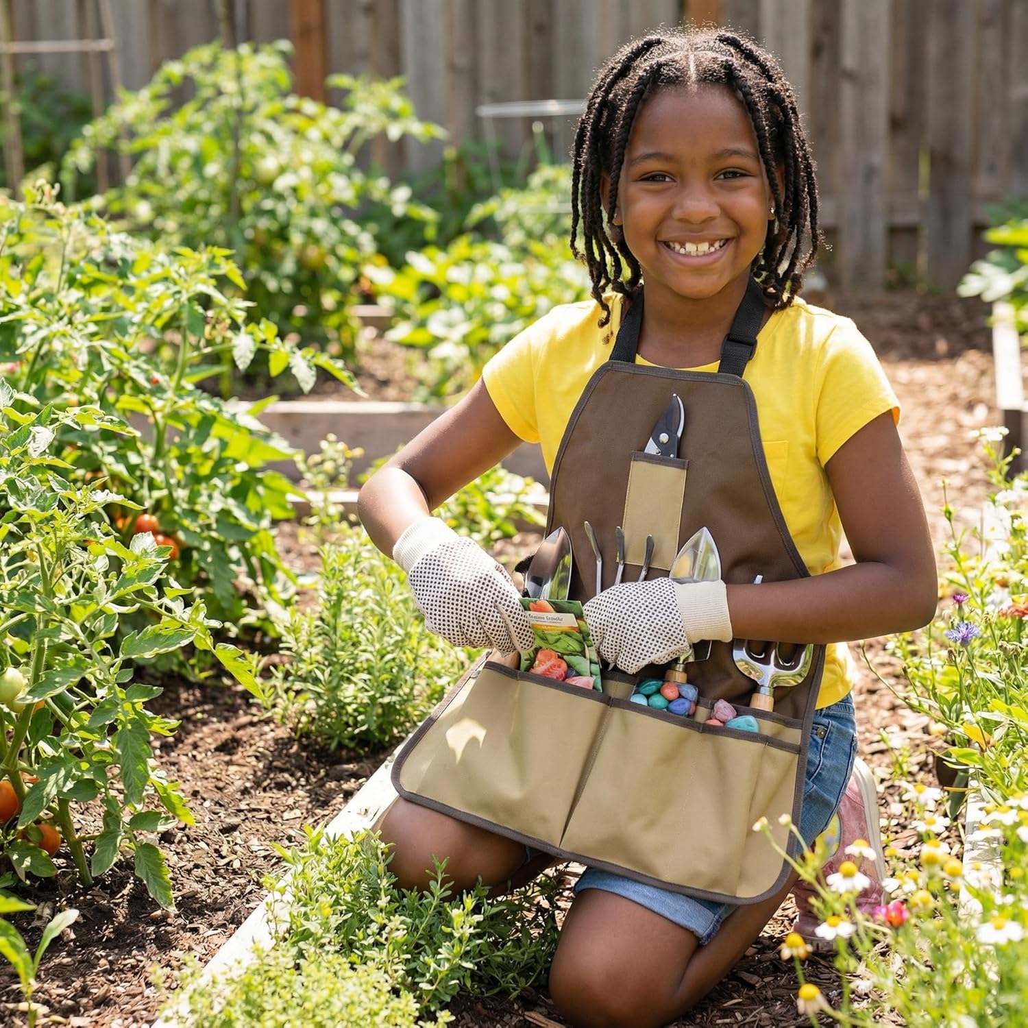 Gardening Apron - Tool Bags & Aprons Tote Storage Bag with Pockets Tool Apron Practical Gardening Gifts for Men - Image 6