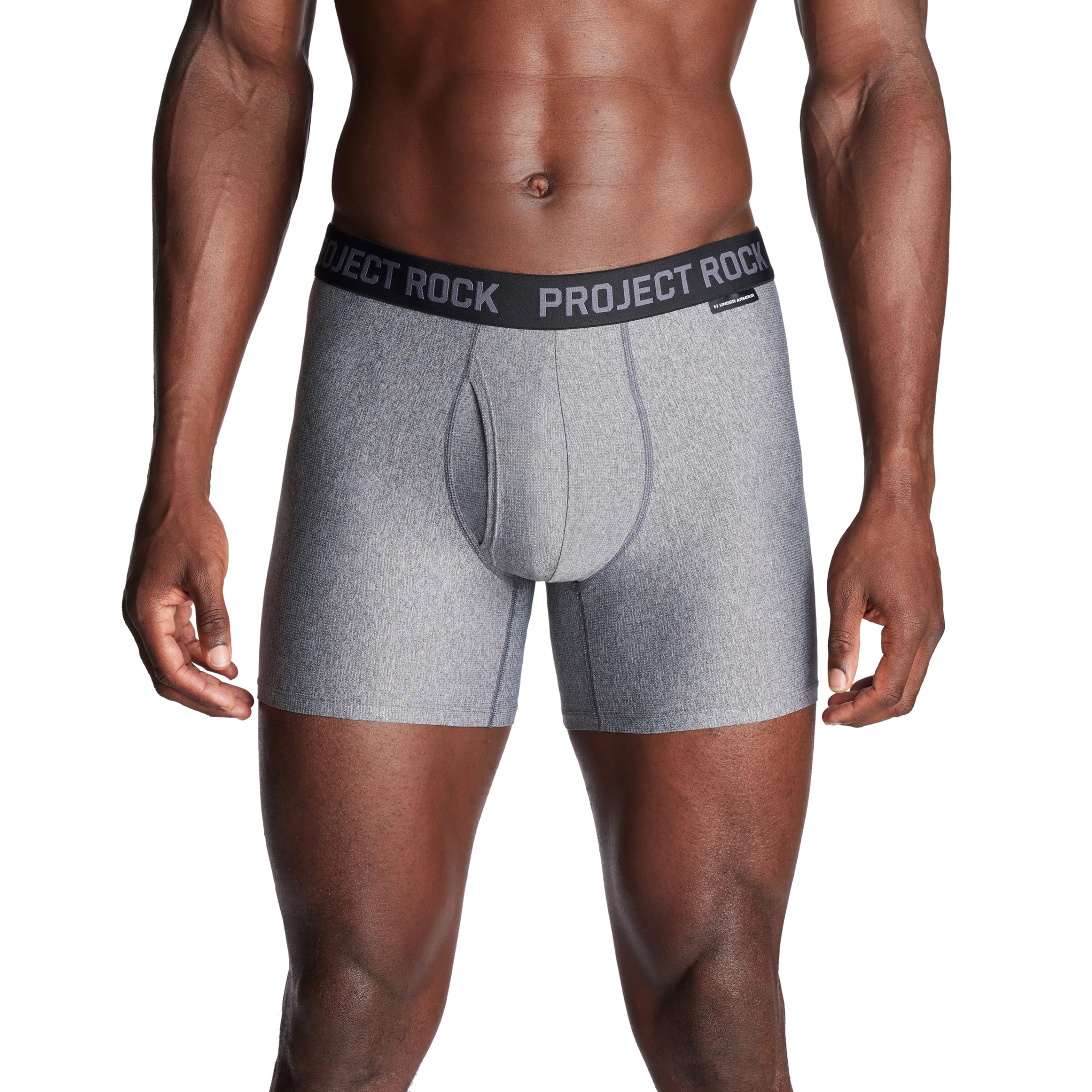 Under Armour Krótkie bokserki Mężczyźni Project Rock Performance Tech Mesh Boxerjock Brief, 5" Inseam, 2-pack, All-day Comfort