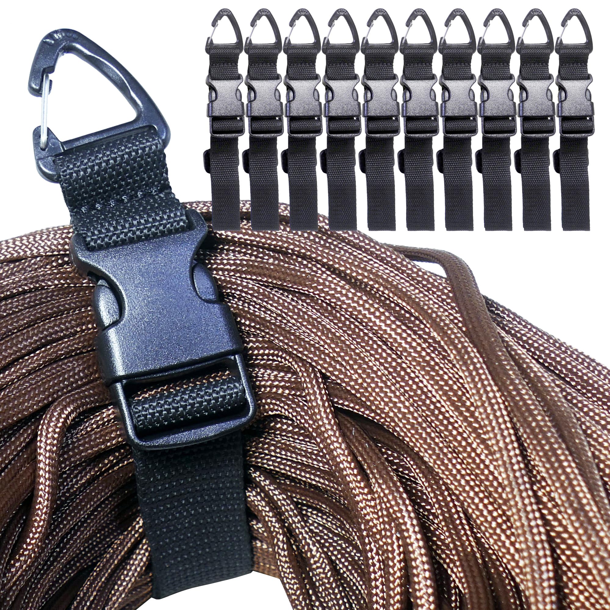 Photo 1 of 10 Piece Set of 18 inch Adjustable Length Extension Straps, Quick Fastening Straps with Triangular Buckles Suitable for Warehouse, Garage, Factory Storage and Storage (15)