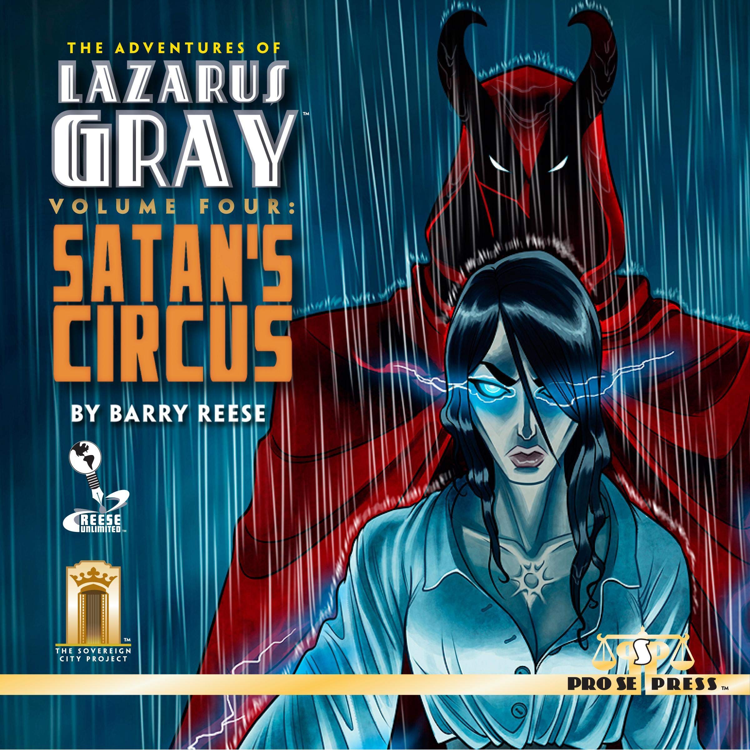 Cover art for The Adventures of Lazarus Gray, Volume 4: Satan's Circus