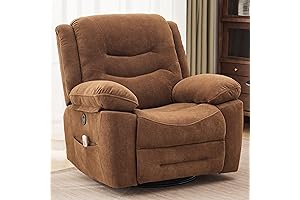 Oversized Electric Rocking Recliner with Massage, Heat, USB: The Epitome of Comfort and Luxury