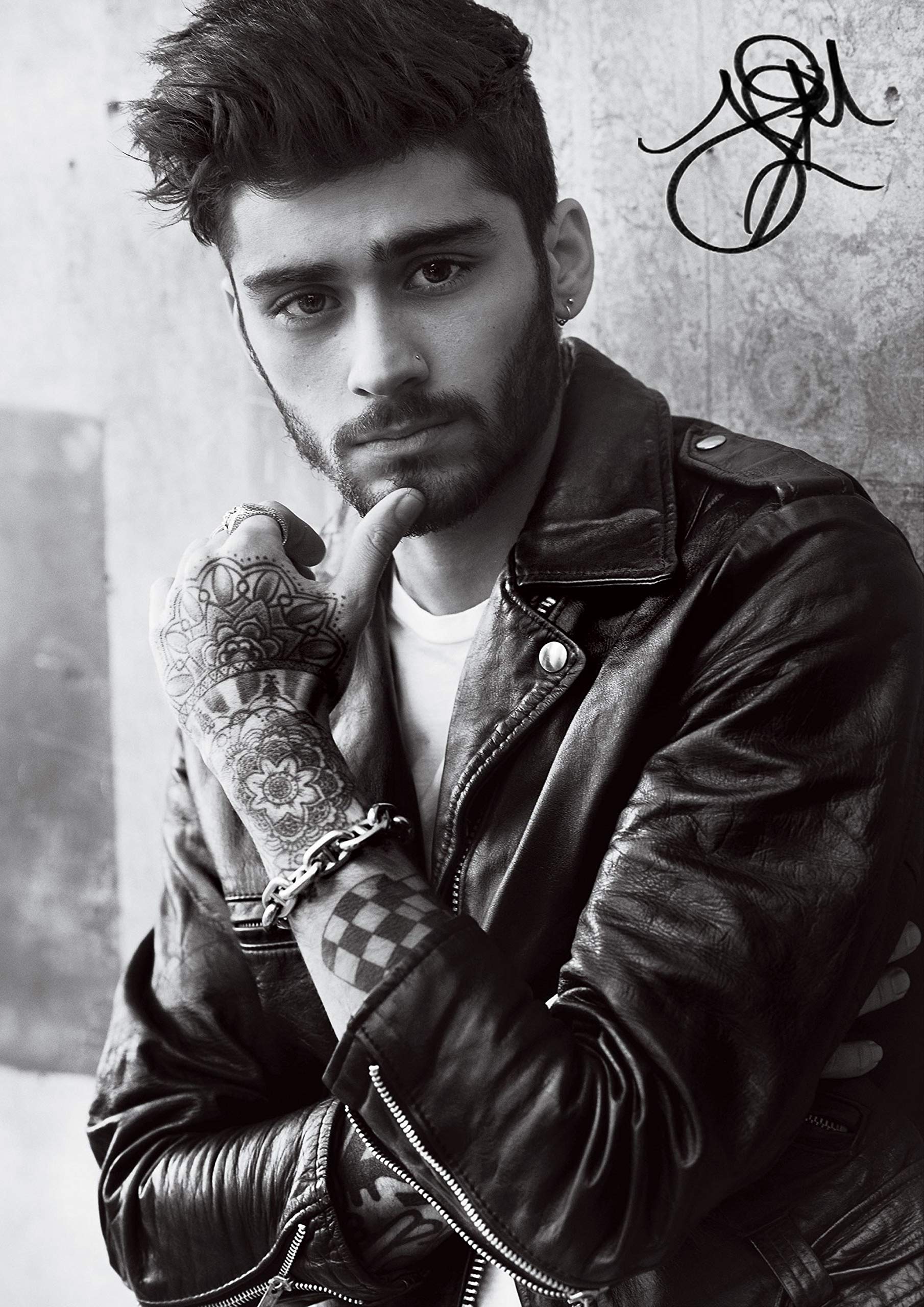 LJW Zayn Malik Signed Poster A4