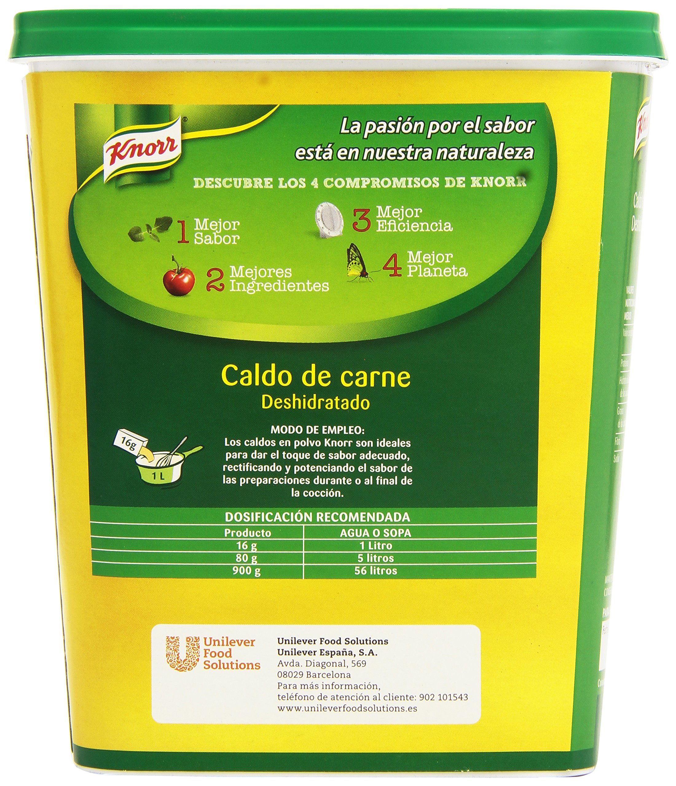 Knorr Doble Caldo Carne 900 g Polvo