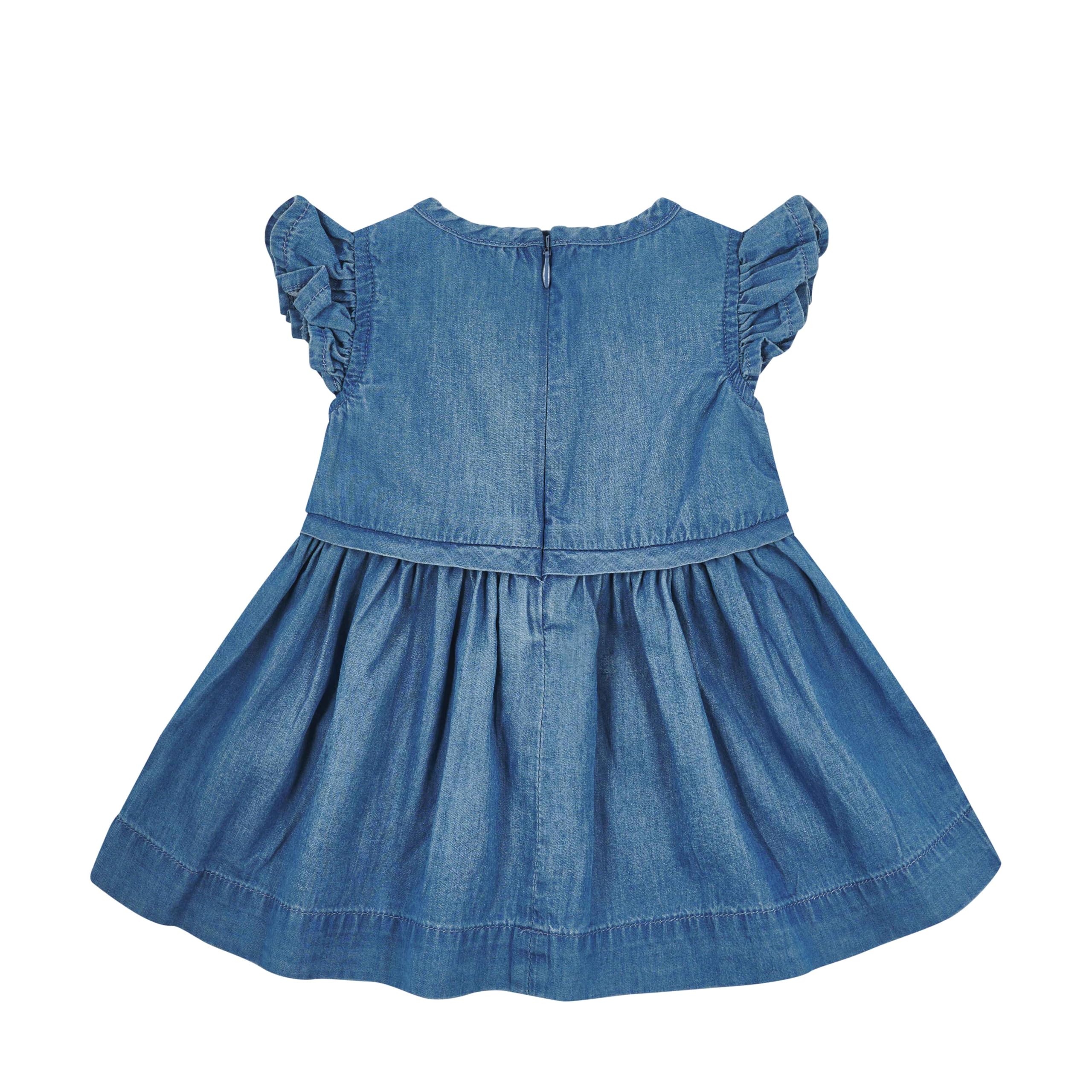 Steiff Kleid Vestito da Gioco Bimba 0-24