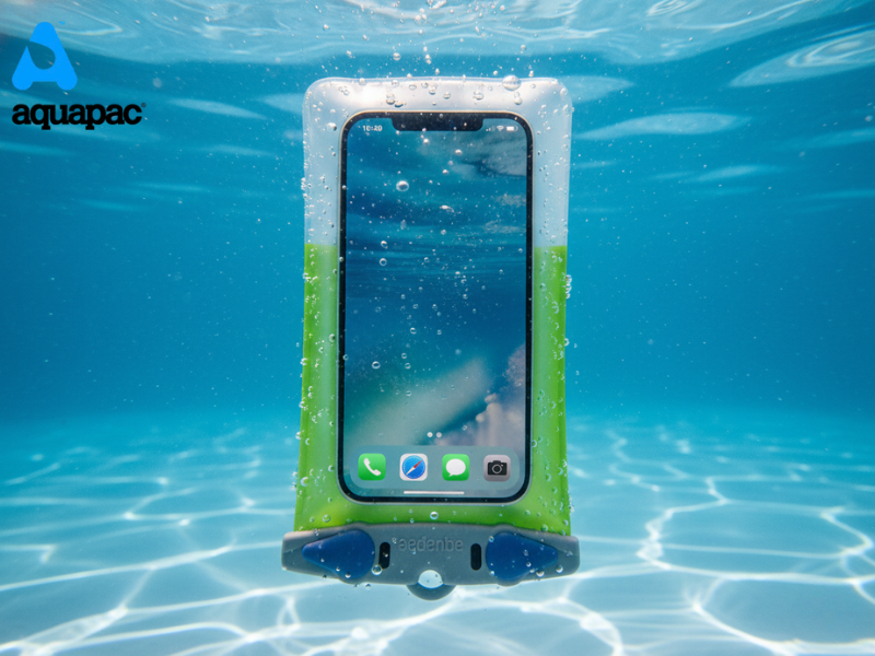 Aquapac Waterproof Phone Case, Ediu, Grey, Lanyard, IPhone And