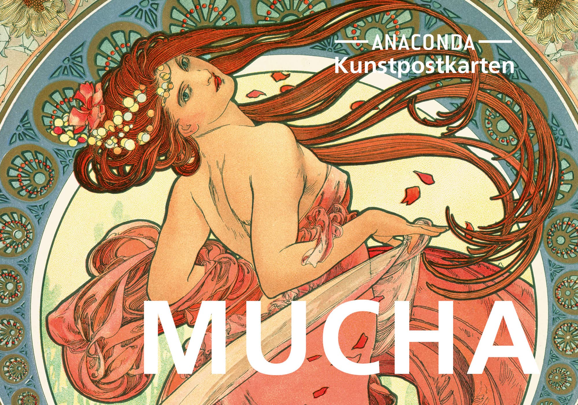 Postkarten-Set Alfons Mucha: 18 Kunstpostkarten aus hochwertigem Karton. ca. 0,28€ pro Karte (Anaconda Postkarten, Band 31)