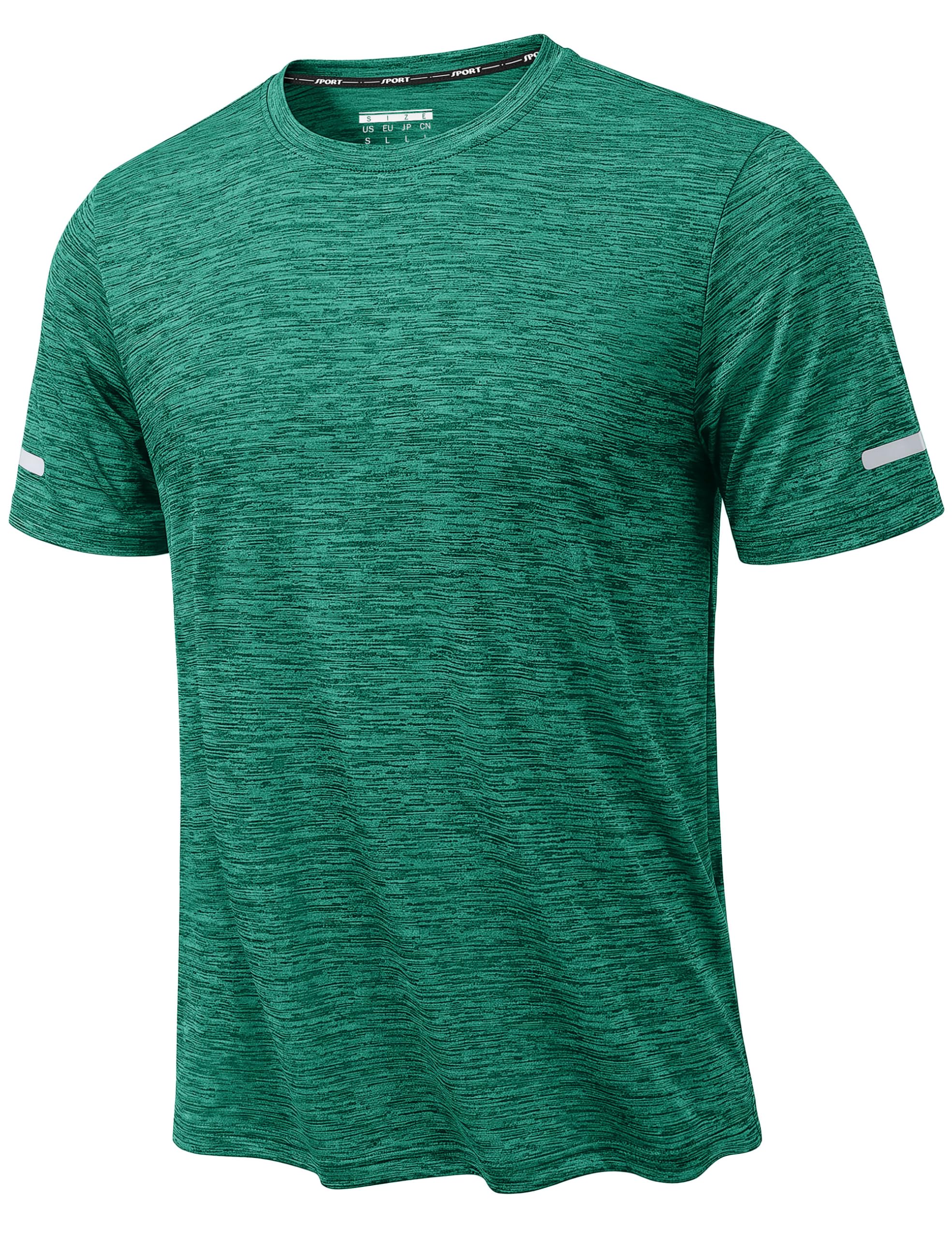 KEFITEVD Tshirts Herren Sport Funktionsshirt Kurzarm Schnelltrocknend Gym | Tennis Shirt, Sportbekleidung für Männer, schnelltrocknend, Rundhals und Basic Design, ideal für Fitness