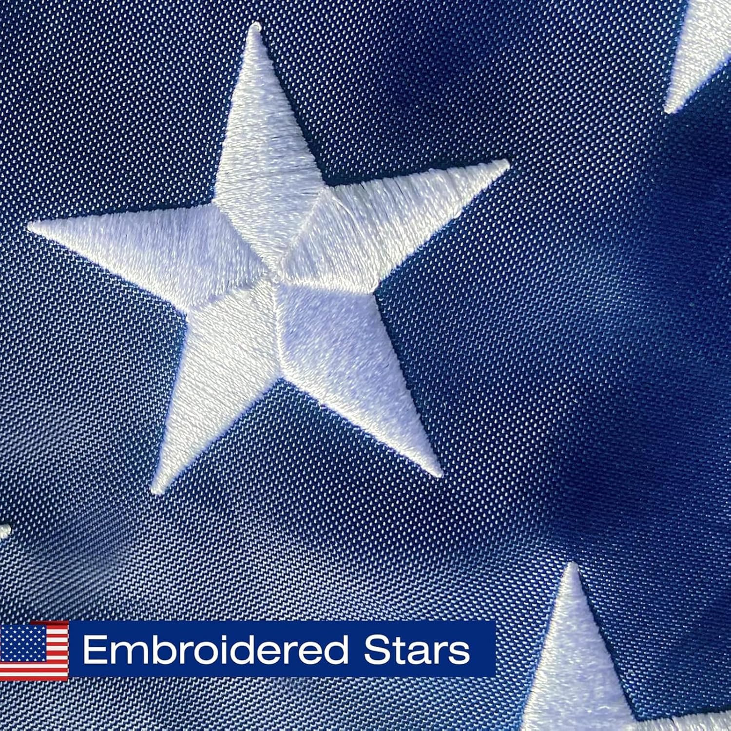Pole Sleeve Flag 3x5,Us Flag Pole Sleeve,New Polyester Material,Heavy Duty Durable TearProof,Embroidered Stars,Sewn Stripes,UV Protection,Water Resistant,Sleeved American Flag (Pole NOT Included)