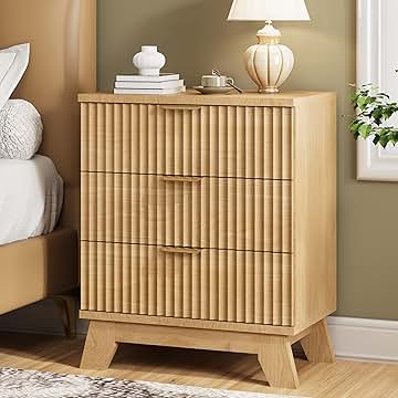 Fluted Nightstand, 24