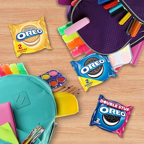 Miniatura 4 de Oreo Galletas sándwich, paquetes de aperitivos variados, 17.00 oz