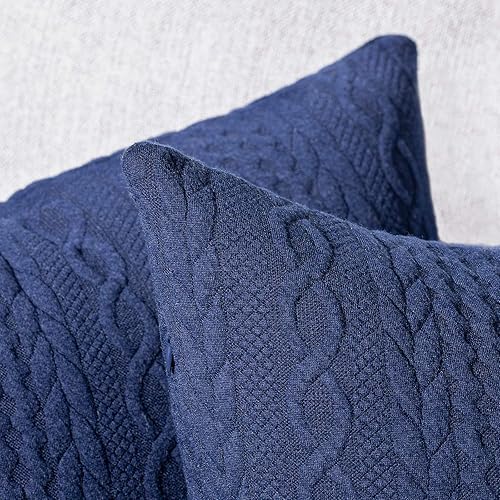 Miniatura 3 de YAERTUN - Juego de fundas de almohada decorativas muy suaves con diseño moderno en relieve