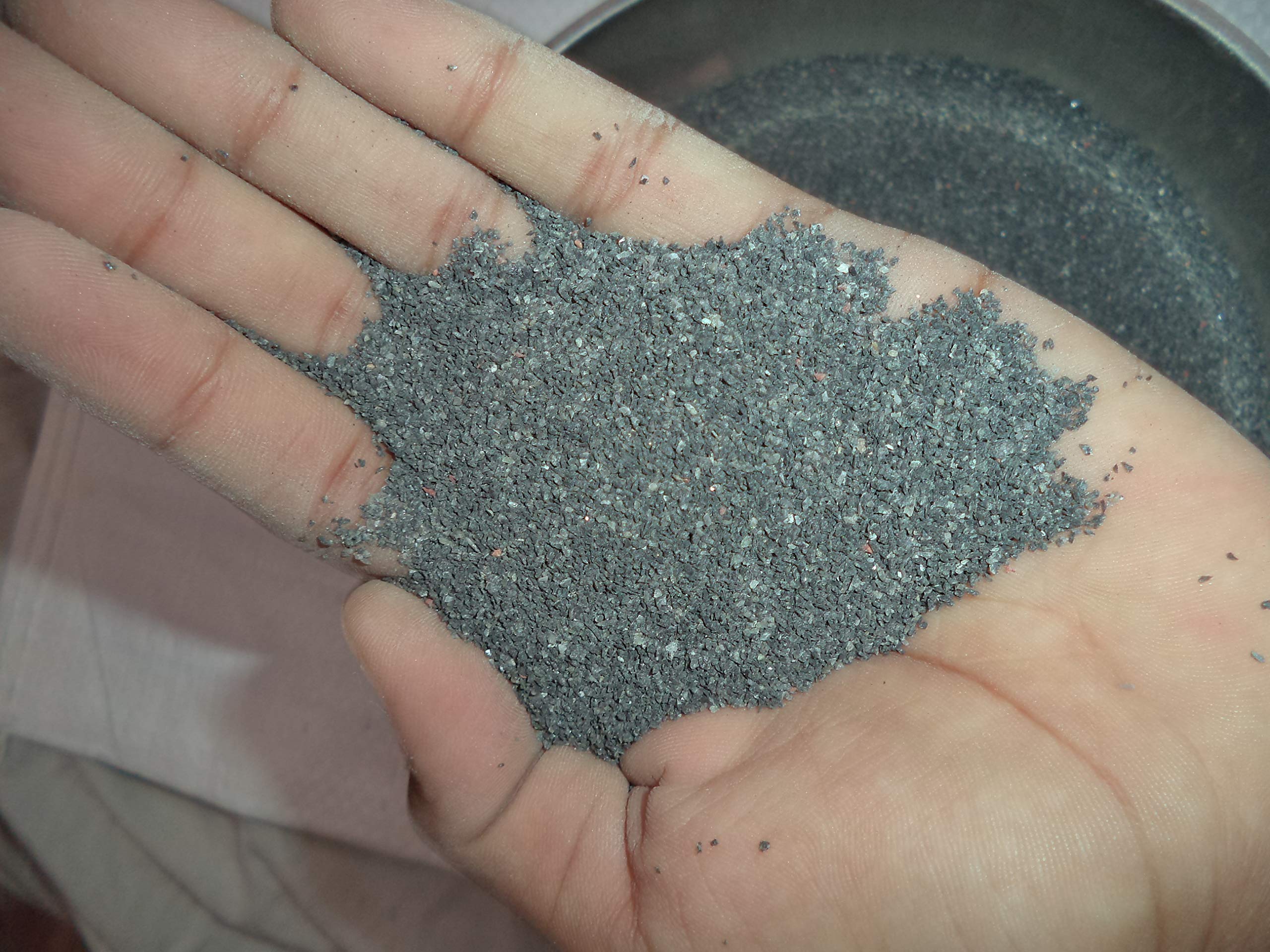 World of Creations Natural Crushed Sand for Specially for Aquarium,Sand Pit,Kids Playing (10 KG, Dark Black) (B08LD23XBY) Amazon Price History, Amazon Price Tracker