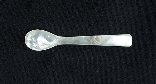 Miniatura 22 de Cuchara de caviar de nácar artesanal (1 unidad, 2.5 pulgadas)
