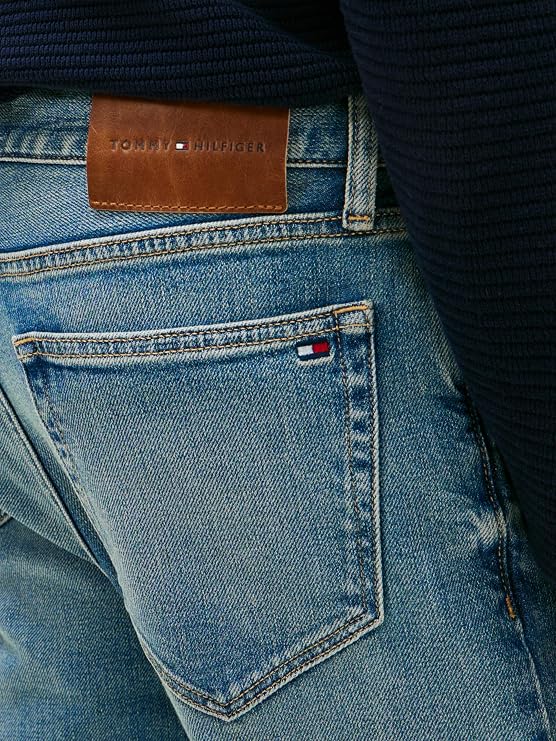 Tommy Hilfiger Men's Slim Straight Denton Kai Blue Mw0mw42318 Straight