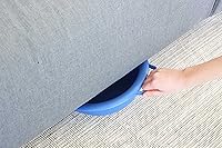 Vista 6 de PEPE Mobility Sartén de cama para mujeres y hombres, portátil con asa, cómoda para ancianos, discapacitados y discapacitados, ligera, azul