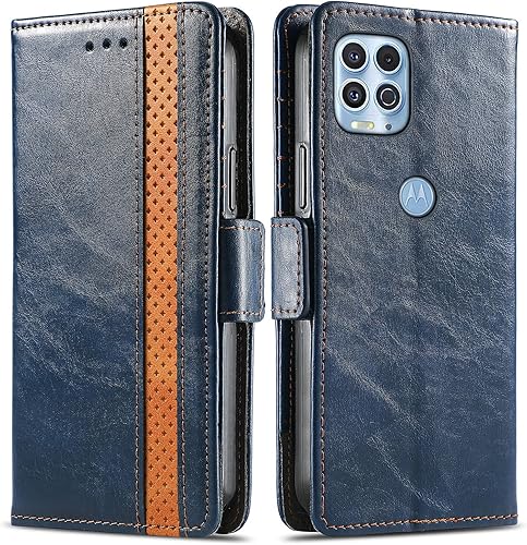Miniatura 7 de Funda para Honor X7 Cover, Case for Honor Play 30+ Plus Funda de piel sintética con ranuras para tarjetas Funda con soporte abatible Marrón