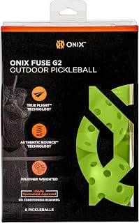 Onix Fuse G2 Outdoor Pickleball Balls USA Pickleball Approved