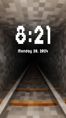 3D Block Craft Train Live Wallpaper | Endless Train for Minecraft Block Craft Screensaver. Pixel Art