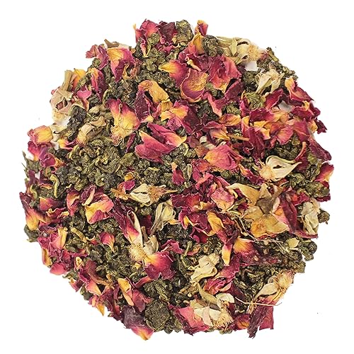 The Tea Farm - Té Oolong Rose - Té chino de hojas sueltas Oolong (bolsa de 2 onzas)