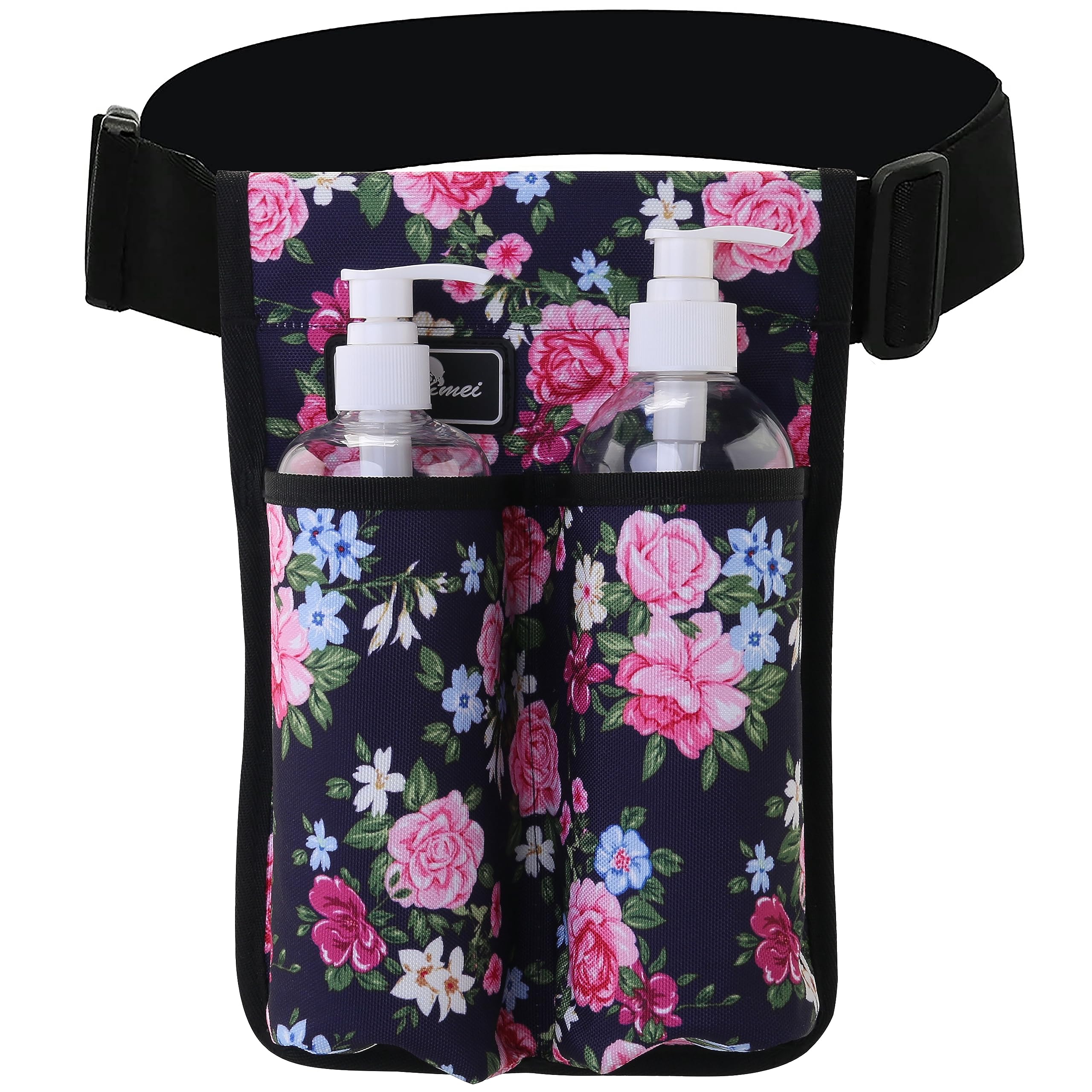 YOURUIMEI Massage Bottle Bag Massage Oil Bag Massage Therapist Holster Massage Lotion Holster Massage Oil Holster (YR-2KD-MuDan