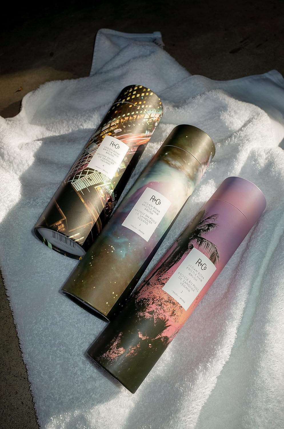 R+Co Vegan Boar Bristle Hair Brush #4 (65 mm)